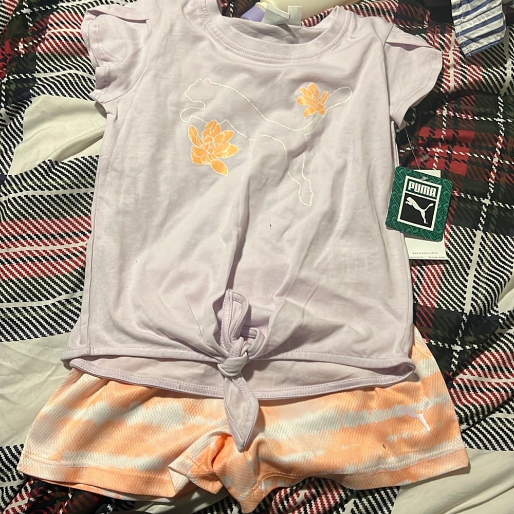 Puma shorts set